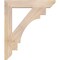 Ekena Millwork Merced Slat Smooth Bracket, Douglas Fir, 3 1/2"W x 24"D x 28"H BKT04X24X28MRC06SDF - alternate 2